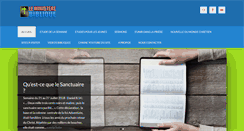 Desktop Screenshot of leministerebiblique.com